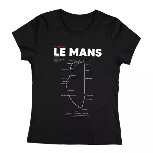 LE MANS női póló (Fekete)