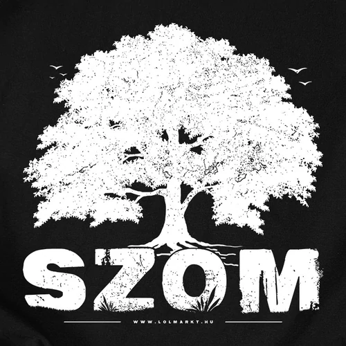 F_SZOM férfi póló (B_Fekete)