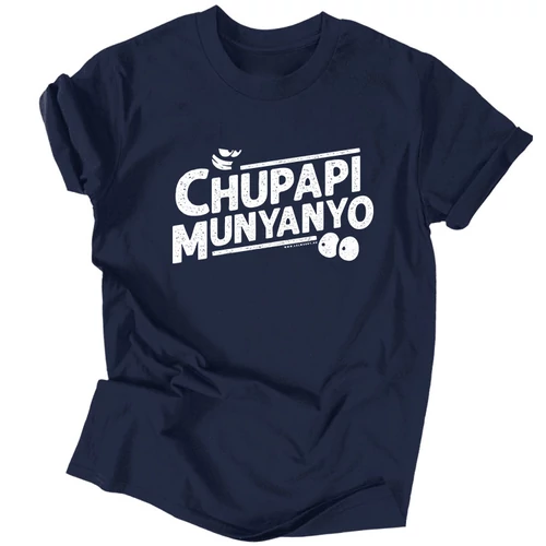 Chupapi Munyanyo férfi póló (Sötétkék)