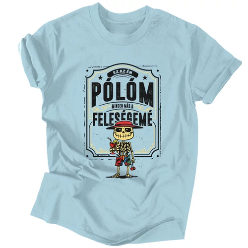 Ez a póló az enyém férfi póló (Világoskék)