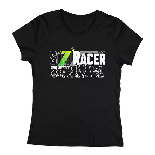 Sim Racer evolution női póló (Fekete)