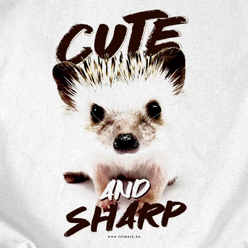 Cute and sharp férfi póló (B_Fehér)