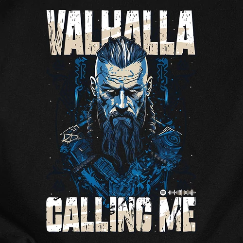 Valhalla Calling Me kapucnis pulcsi (B_Fekete)