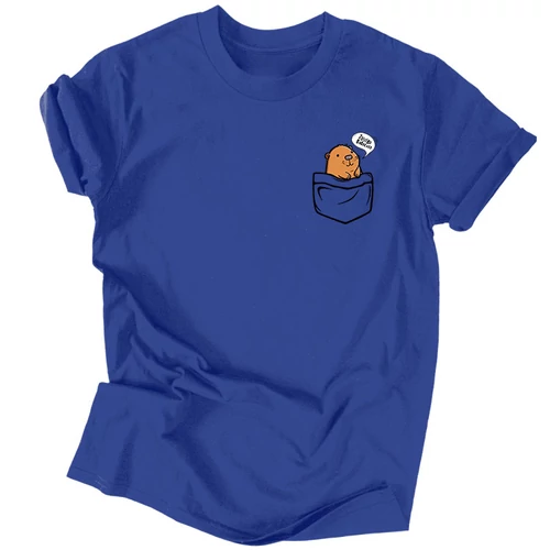 Zsebibara férfi póló (Királykék)
