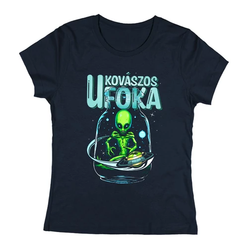 Kovászos ufoka női póló (Sötétkék)