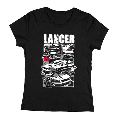 Lancer EVO VII női póló (Fekete)