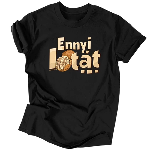 Ennyi idiótát... férfi póló (Fekete)
