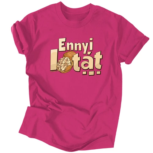 Ennyi idiótát... férfi póló (Rózsaszín)