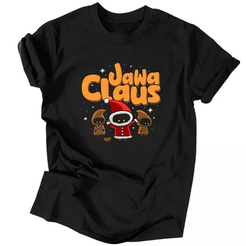 Jawa Claus férfi póló (Fekete)