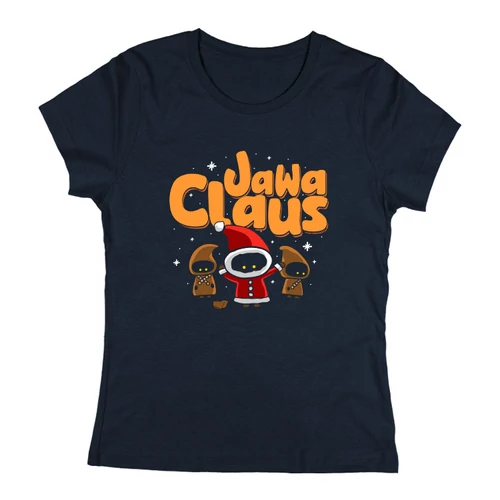 Jawa Claus női póló (Sötétkék)