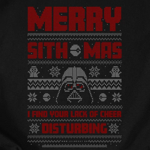 Merry sith mas férfi póló (B_Fekete)