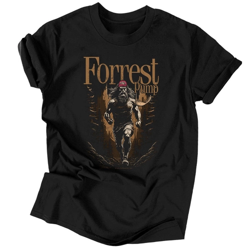 Forrest Pump férfi póló (Fekete)