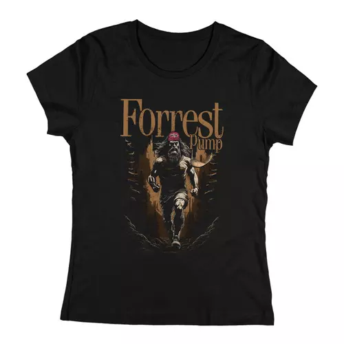 Forrest Pump női póló (Fekete)