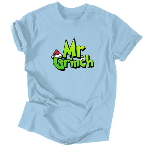Mr. Grinch férfi póló (Világoskék)