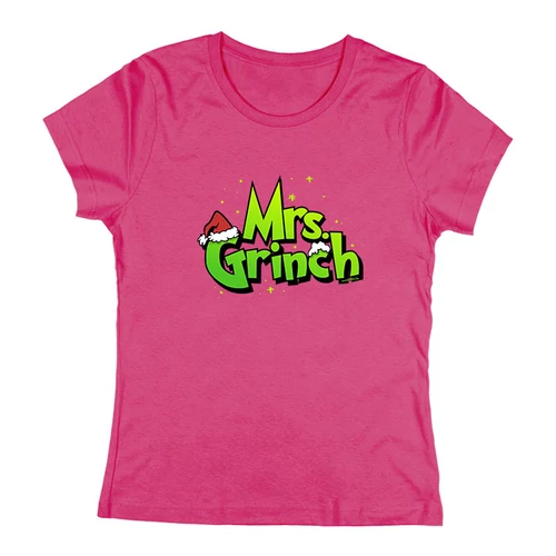 Mrs. Grinch női póló (Rózsaszín)