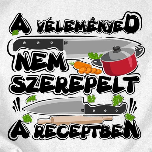 A véleményed nem szerepelt a receptben férfi póló (B_Fehér)