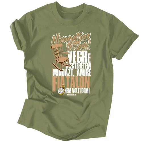Mérnöki precizitás férfi póló (Military)