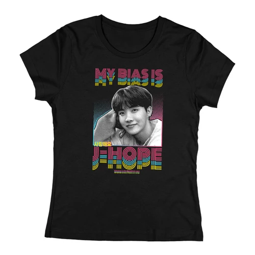 My Bias Is J-Hope női póló (Fekete)