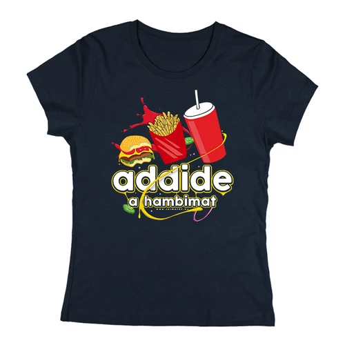 Addide a hambimat női póló (Navy)