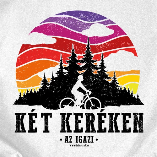 Két keréken az igazi női póló + Fémbögre szett (B_fehér)