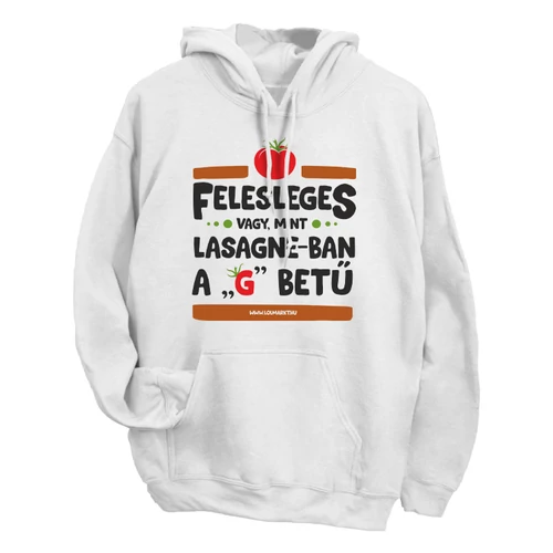 Felesleges vagy kapucnis pulcsi (Fehér)