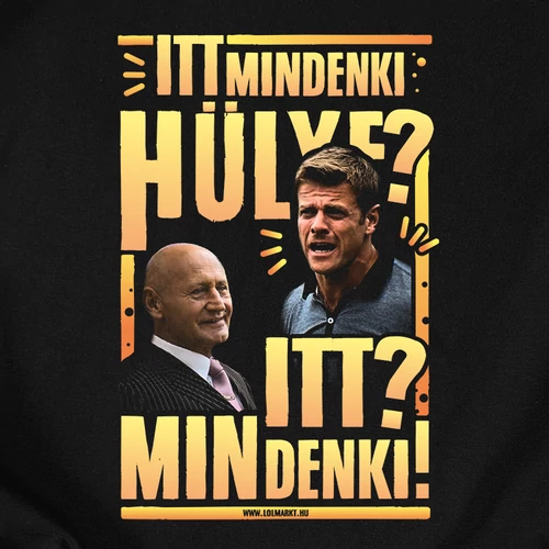 Itt mindeki hülye vászontáska (B_fekete)