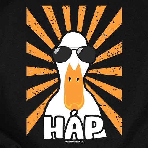 HÁP kötény (Fekete)