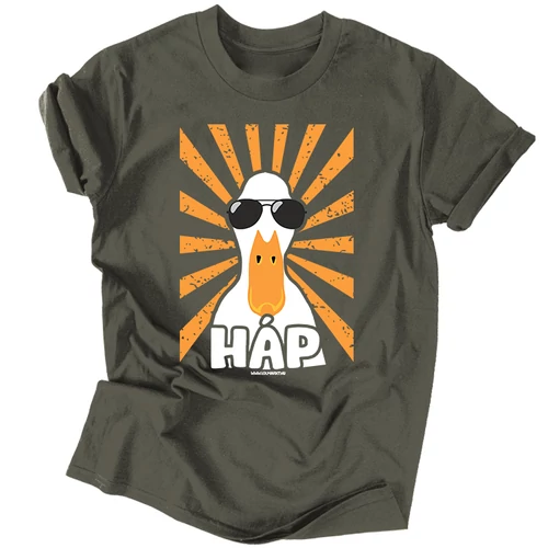 HÁP férfi póló (Grafit)