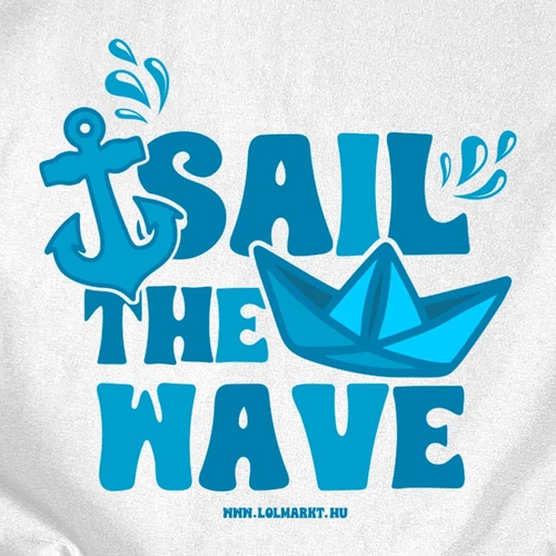 Sail the wave férfi póló