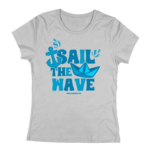 Sail the wave női póló (Világosszürke)