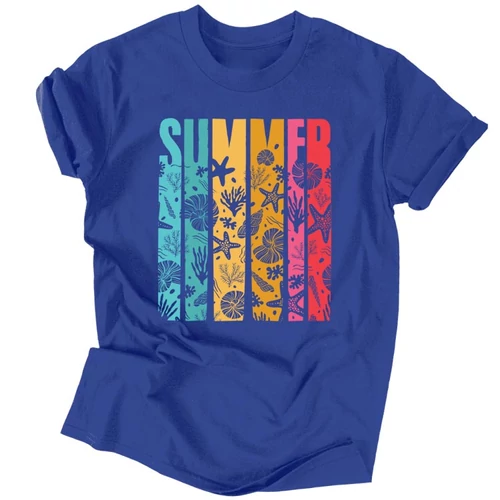 SUMMER férfi póló (Királykék)