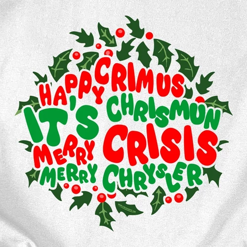 Merry chrysler férfi póló (B_Fehér)