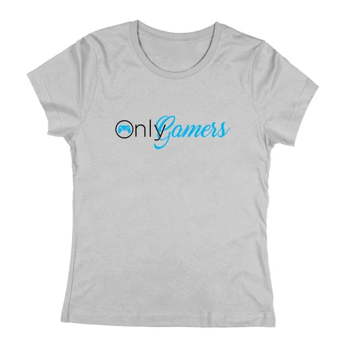 OnlyGamers női póló (Szürke)