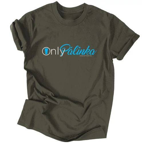 OnlyPálinka férfi póló (Grafit)