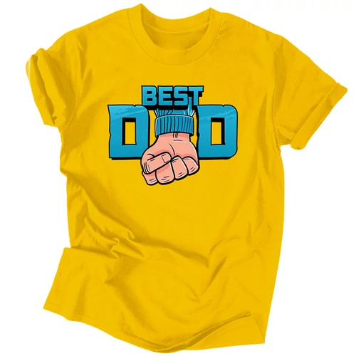 Best dad férfi póló (Citrom)