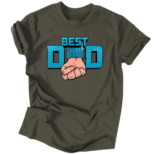 Best dad férfi póló (Grafit)