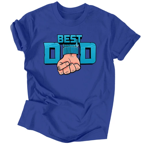Best dad férfi póló (Királykék)