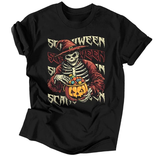 Scaryween férfi póló (Fekete)