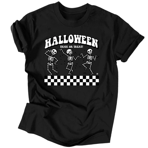 Trick or treat férfi póló (Fekete)
