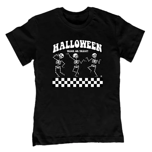 Trick or treat gyerek póló (Fekete)