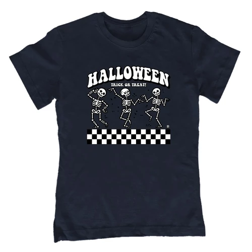 Trick or treat gyerek póló (Sötékék)