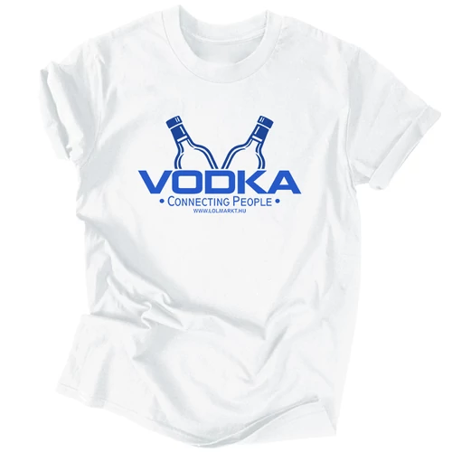 Vodka férfi póló (Fehér)