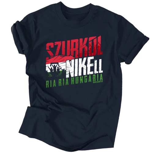 SzurkolNIKEll férfi póló (Sötétkék)