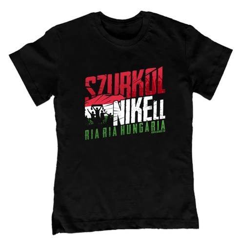 SzurkolNIKEll gyerek póló (Fekete)