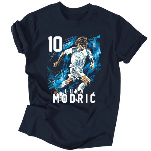 Luka Modric Fan Art férfi póló (Sötétkék)