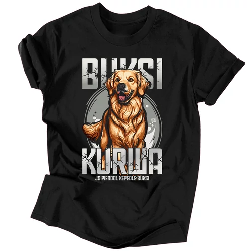BUKSI férfi póló (Fekete)