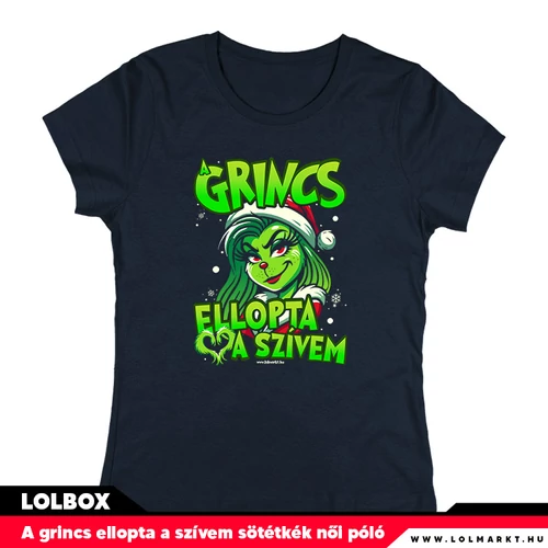 LOLBOX - női grinch pólók egy boxban