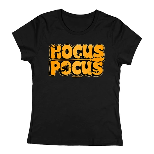 Hocus pocus női póló (Fekete)