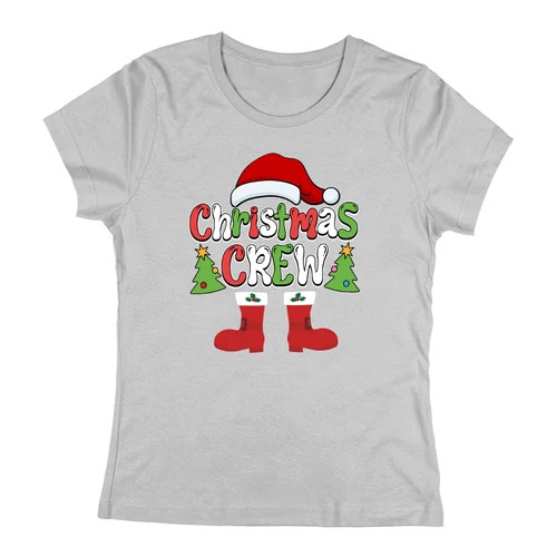 Christmas crew női póló (Szürke)