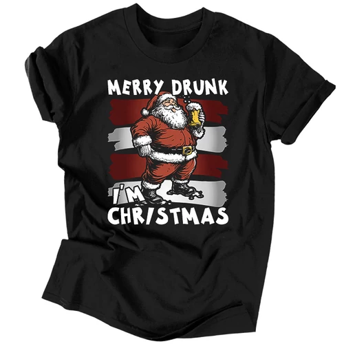 I'm christmas férfi póló (Fekete)